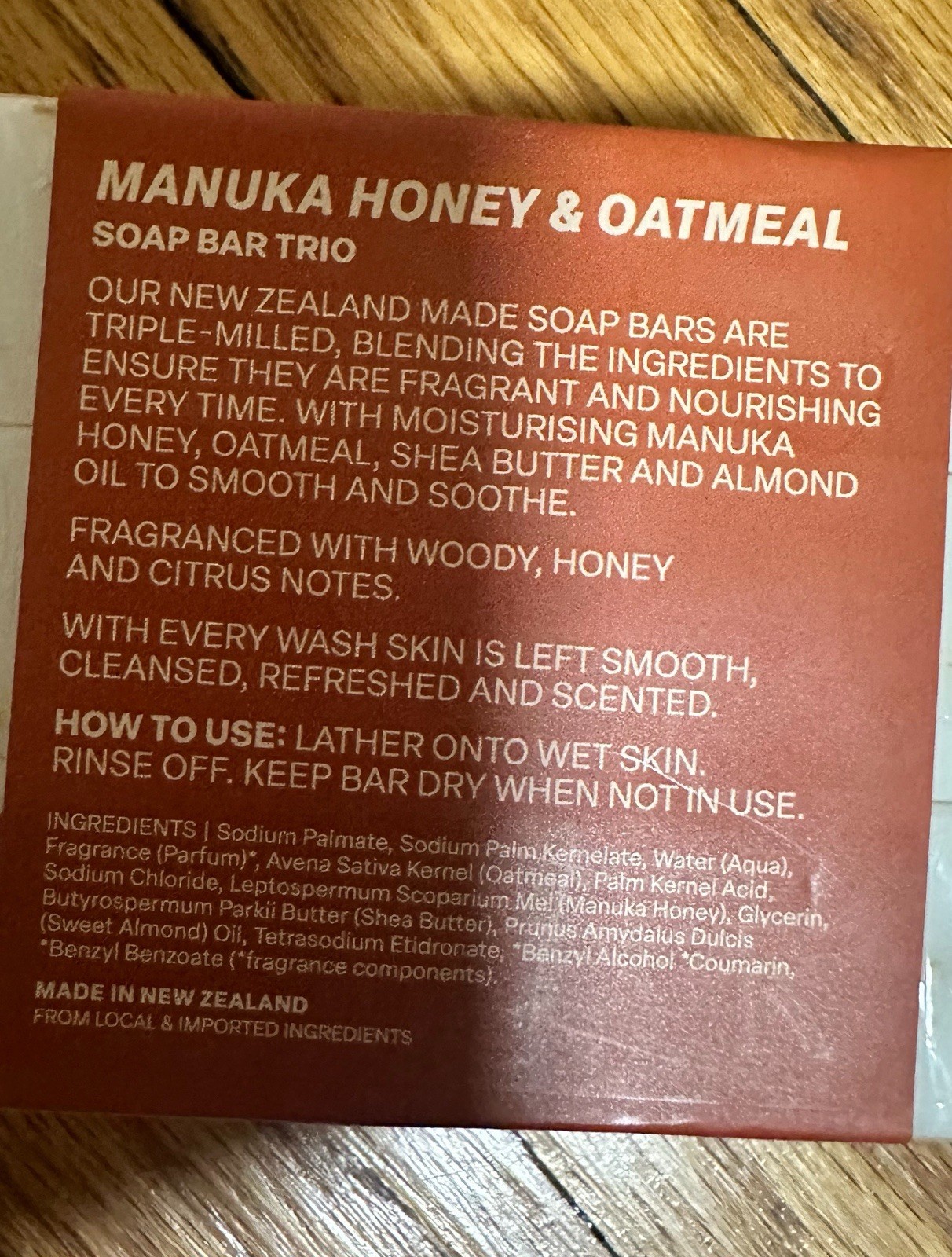 Manuka Honey & Oatmeal Soap Bar – Soothing Rich Lather Soap Made in New Zealand