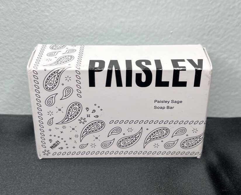 Paisley Essentials Sage Organic & Natural Soap Bar Lemongrass Spearmint Rosemary