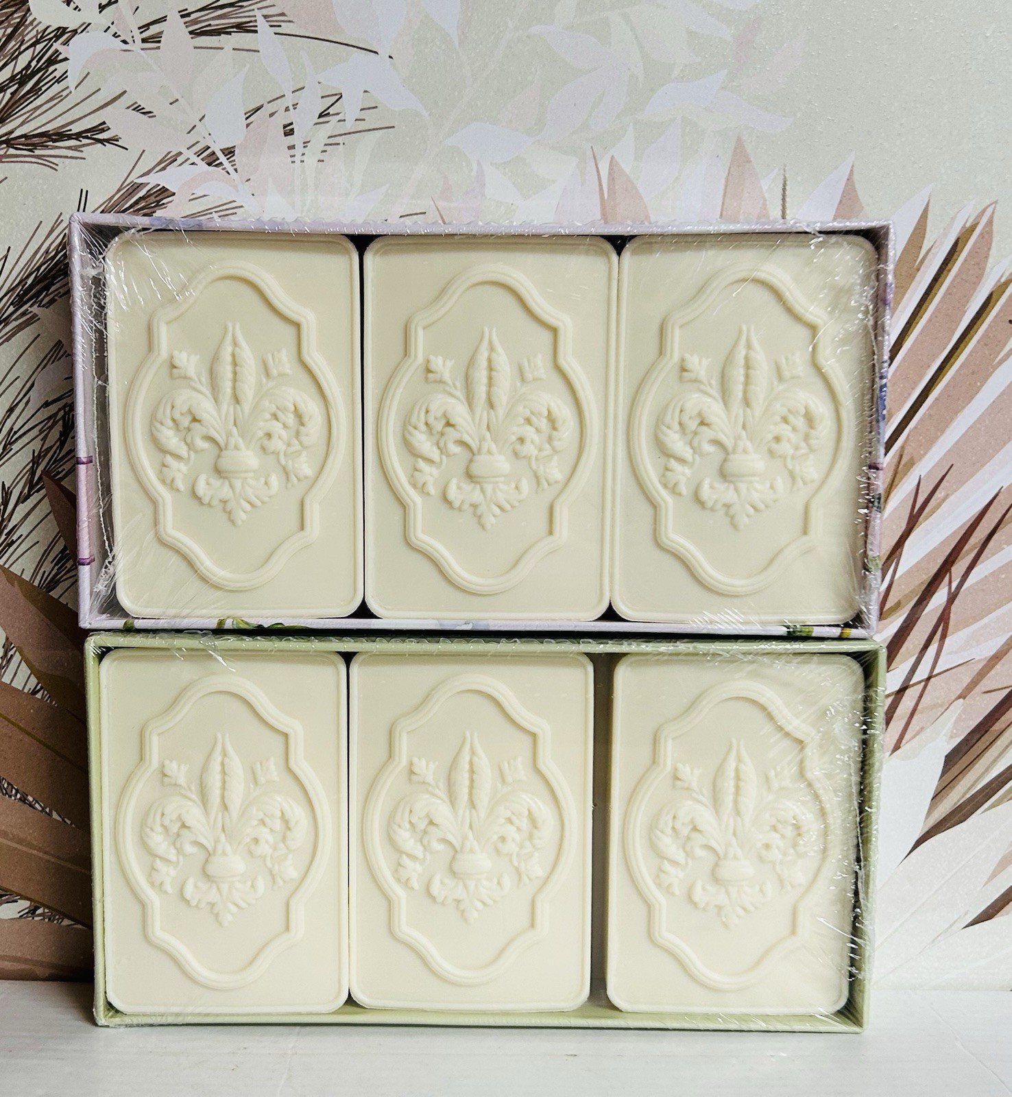 Saponificio ~Peony Garden & Gardenia Scented Bar Soap from Italy 6 bars 4.40 oz