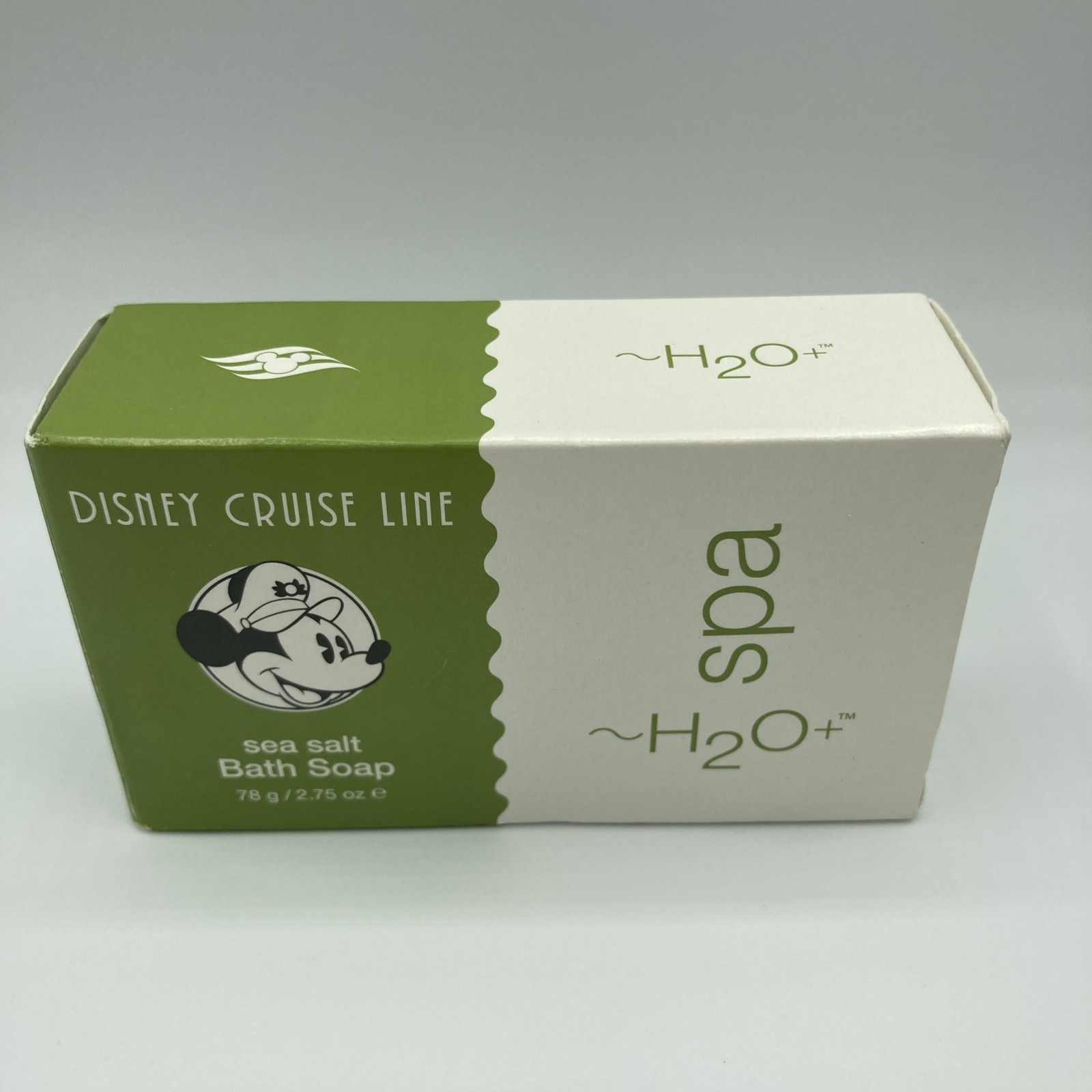 disney cruise line Sea Salt Bath Soap Bar H20 Mickey Mouse Disney World Green