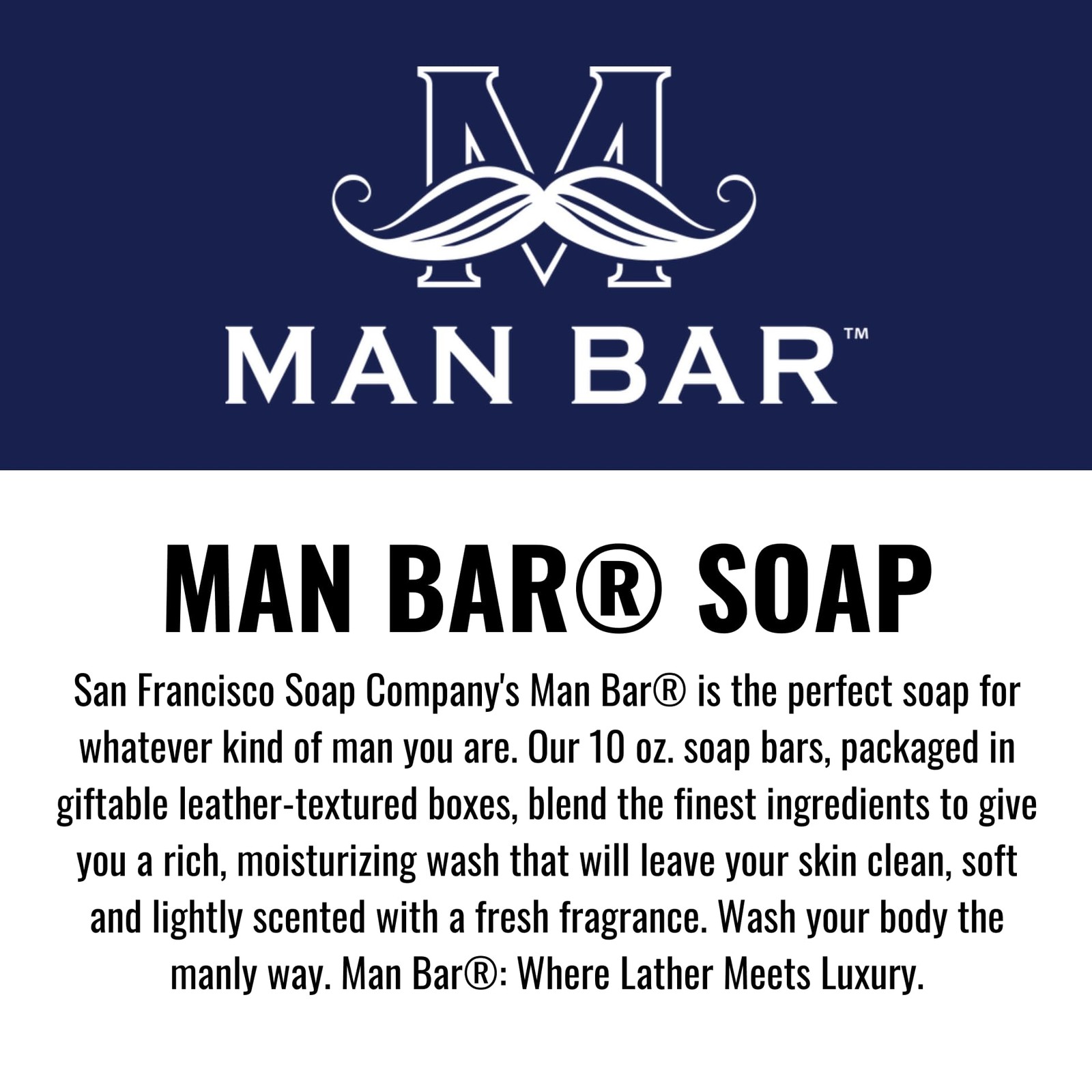 San Francisco Soap,Men Soap Gift Set | 6 Piece Man Bar Gift Set Natural Manly…