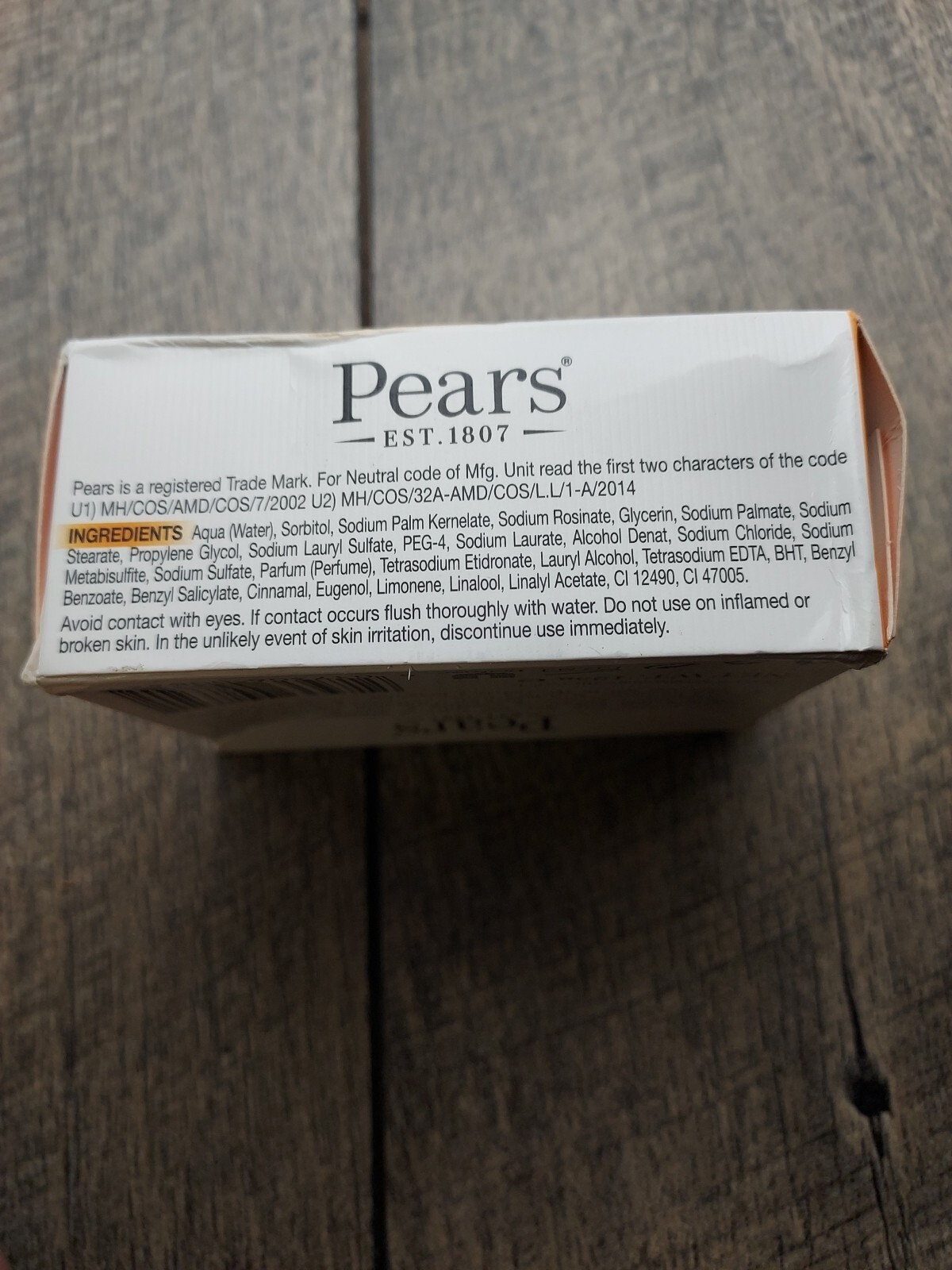 Pears Transparent Soap Pure & Gentle With Natural Oils