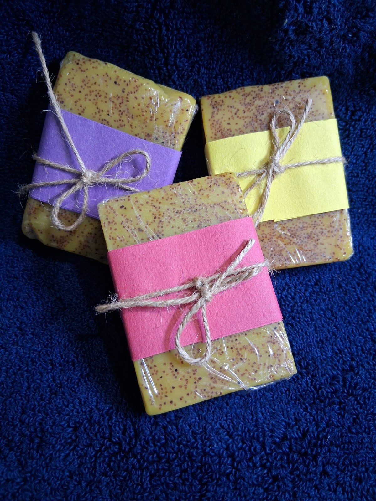 3-piece set Turmeric, Kojic Acid, and Lemon Brightening Soap