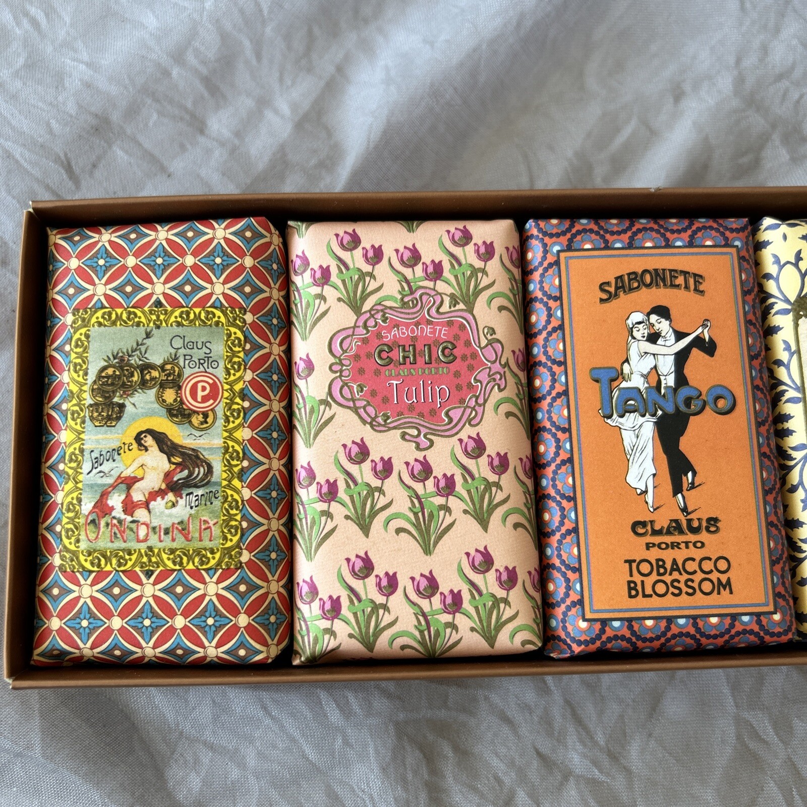 5 Claus Porto 1887 Portugal Fine Soap Collection New Gift Box Assorted Fragrance