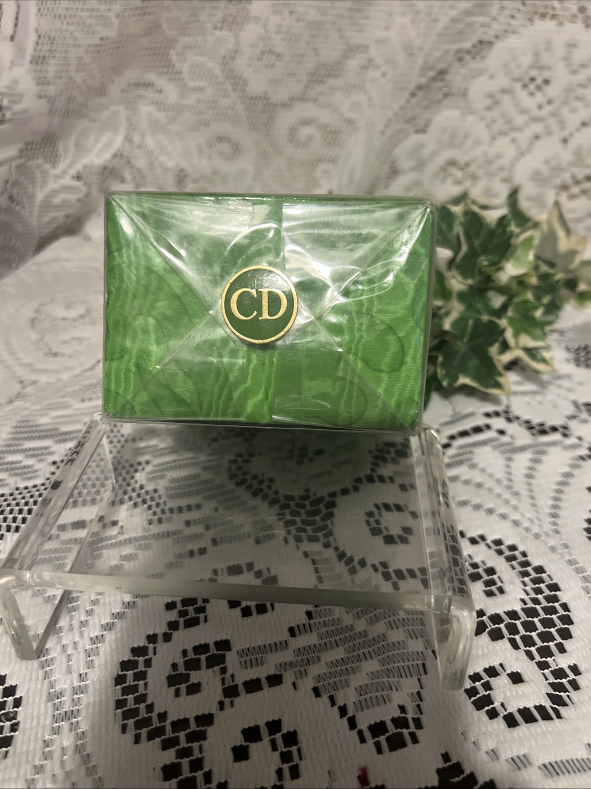 TENDRE POISON ~ Christian Dior Perfumed Soap in Dish 5.3oz NEW SEALED BOX ~ Rare