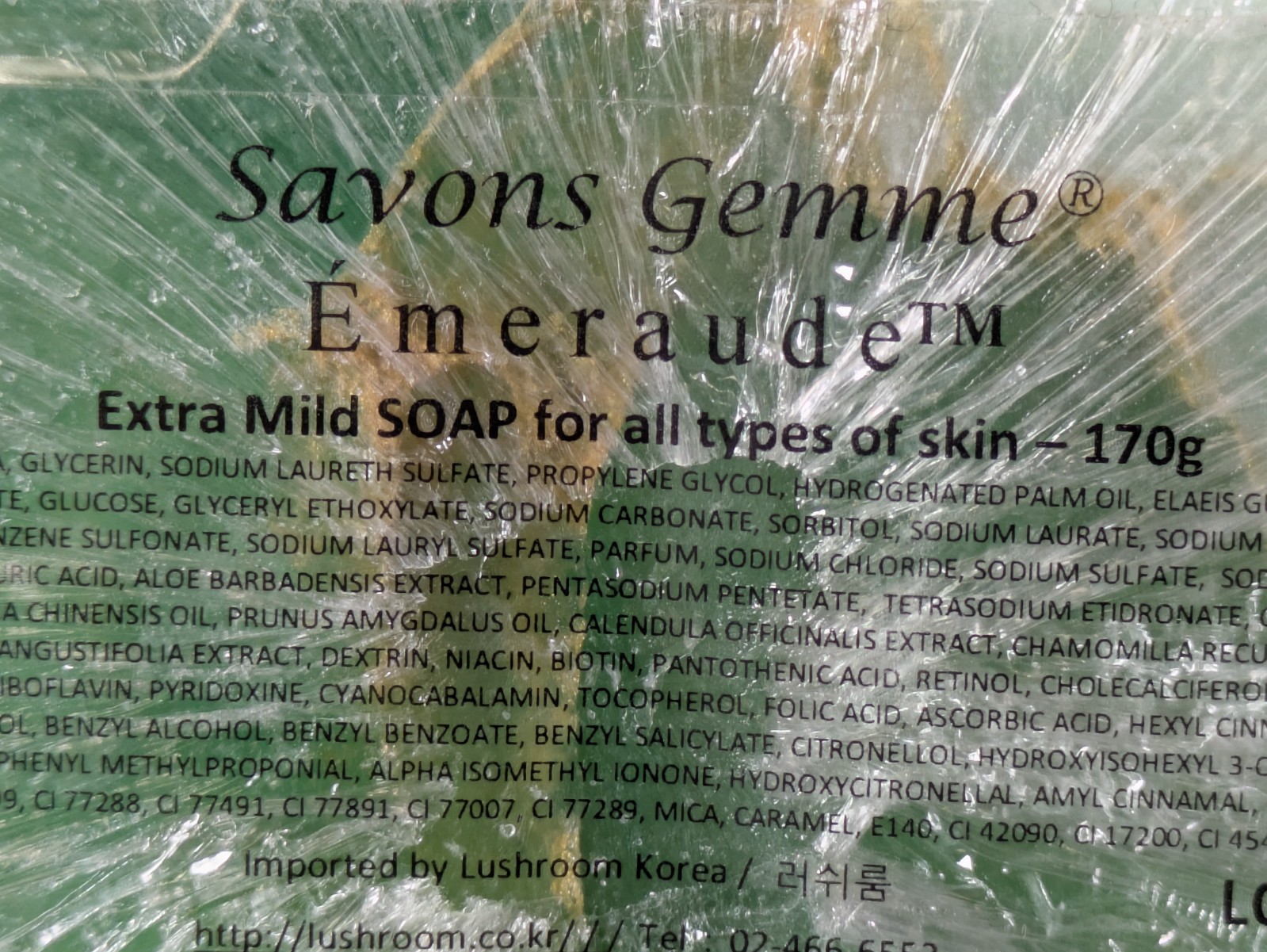 Savons Gemme Emeraude Decorative Soap Rock