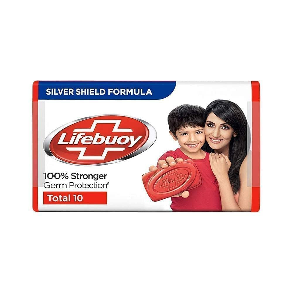 Lifebuoy Total 10 Soap Bar 4.38 Ounce Pack of 3 for Skin Cleaning