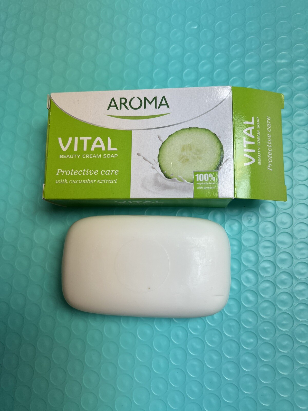 Aroma Vital / Cucumber Protective Beauty Cream Soap 100g / 6 pack