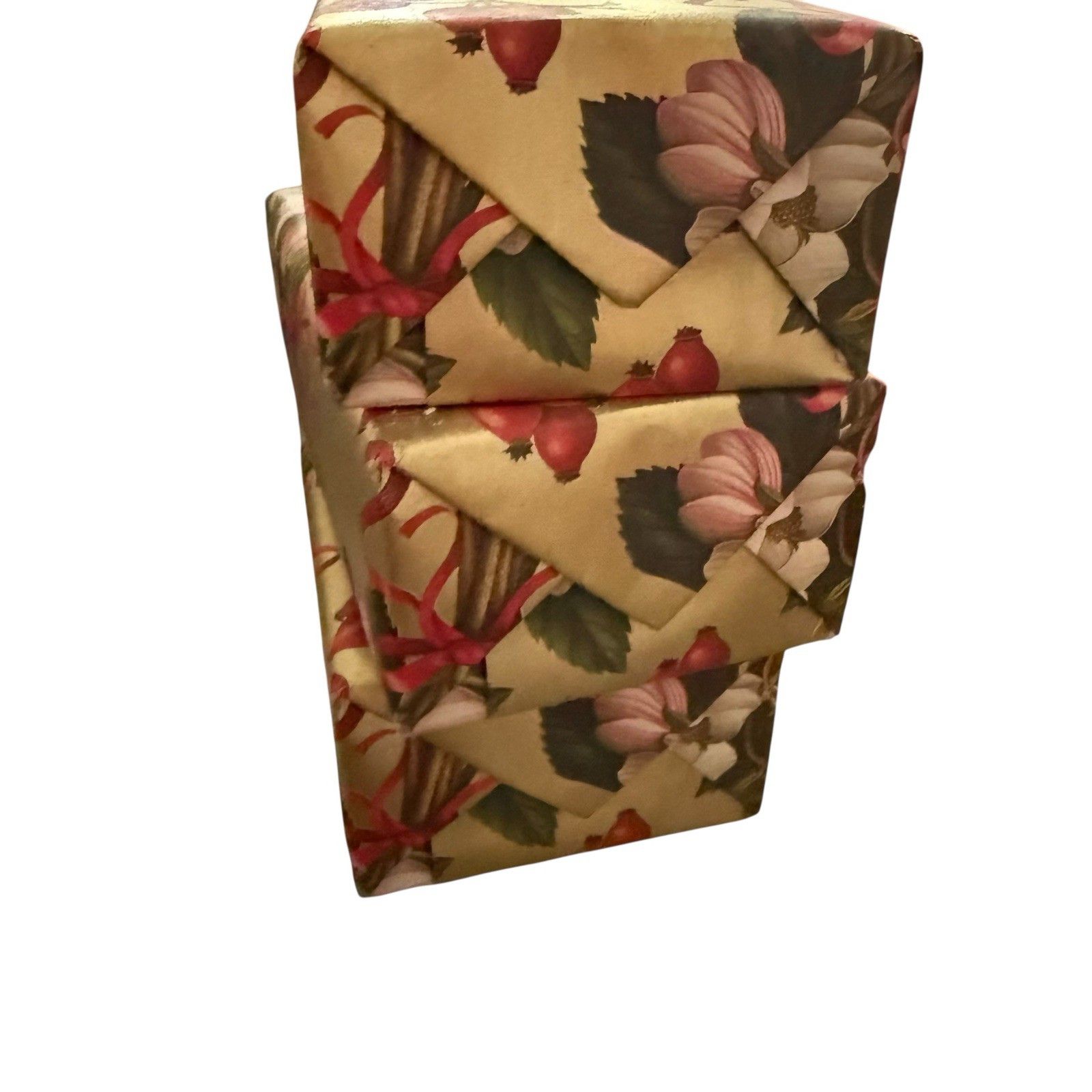 Alchimia Luxury Italian Large Bar Soap Gold Tuscan Rose, 10.6 oz New 3 Bars