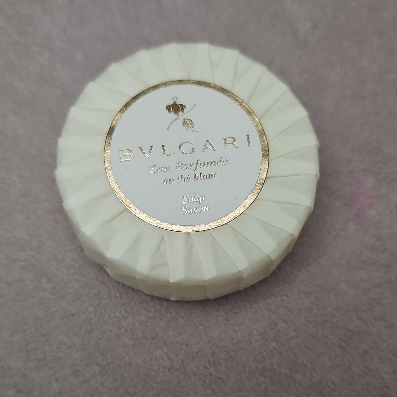 Bvlgari Eau Parfumée au thé blanc White Tea Scented Bar Soap 1.7 oz