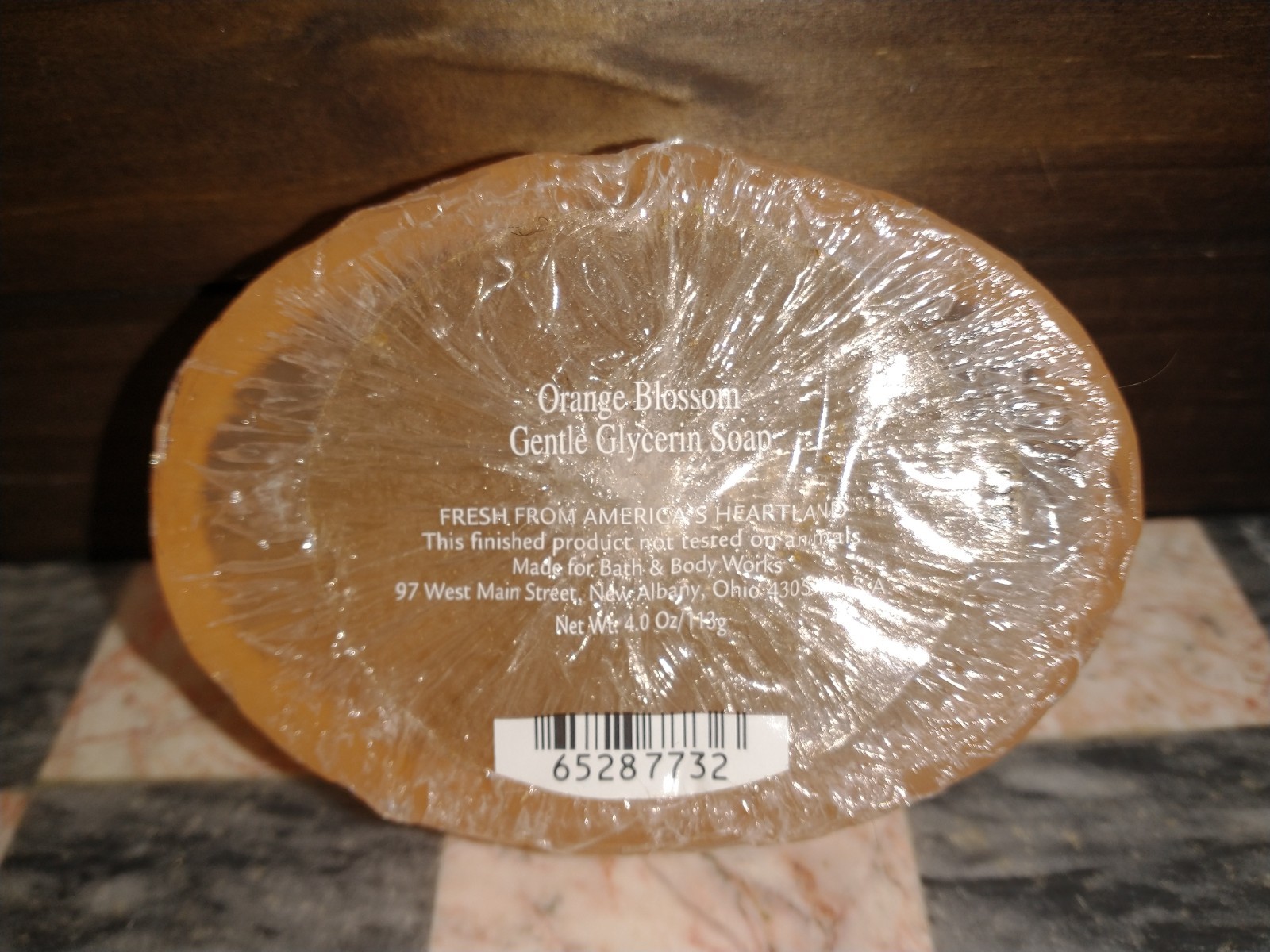 Bath and Body Works ORANGE BLOSSOM Gentle Glycerin 4 oz Bar Soap