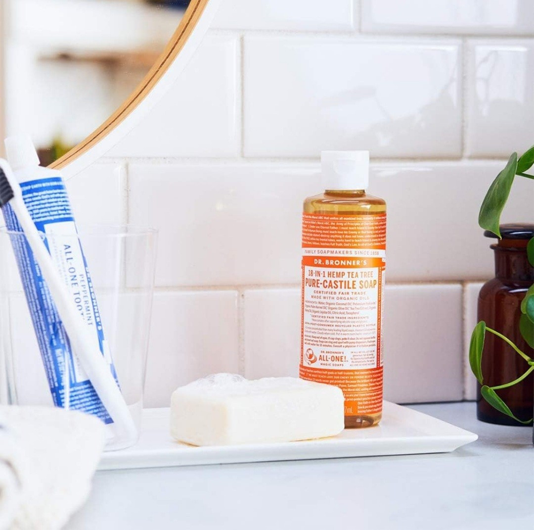 3x Dr. Bronner’s Pure-Castile Liquid Soap Tea Tree 18 in 1 Face Body Hand 8oz