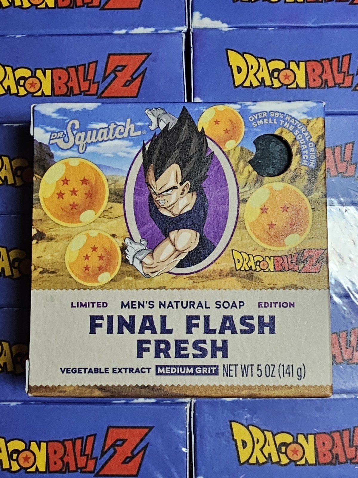 Dr. Squatch Limited Edition Dragon Ball Z Final Flash Fresh Mens Soap