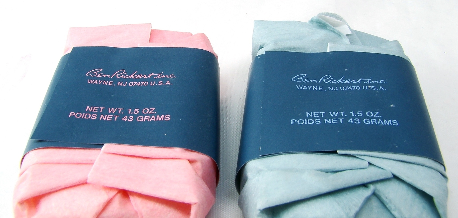 Ben Rickert 1 Rose Soap Bar & 1 Iris Soap Bar 1.5 oz@ NEW NWOB Wrapped VINTAGE