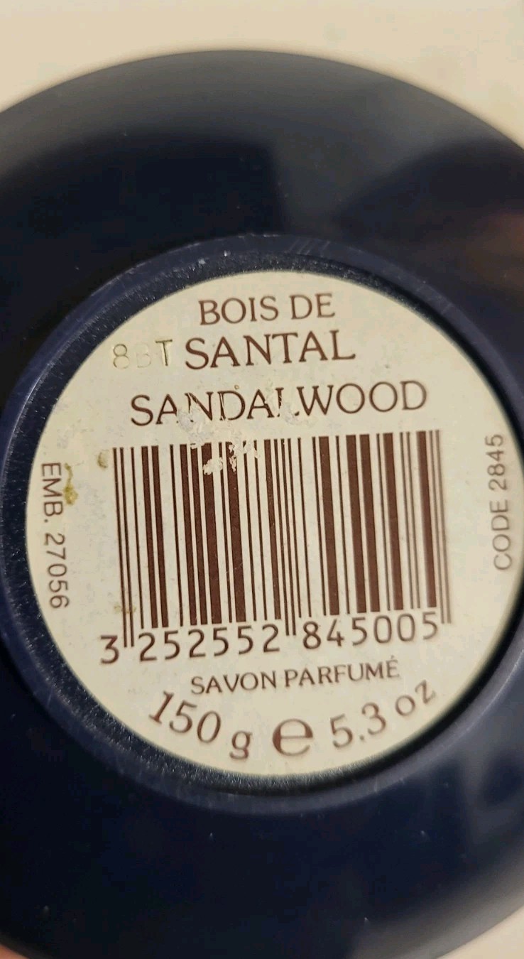 VTG Roger and Gallet Paris Perfumed Bois De Santa Sandal Wood Soap 3.5 oz NOS