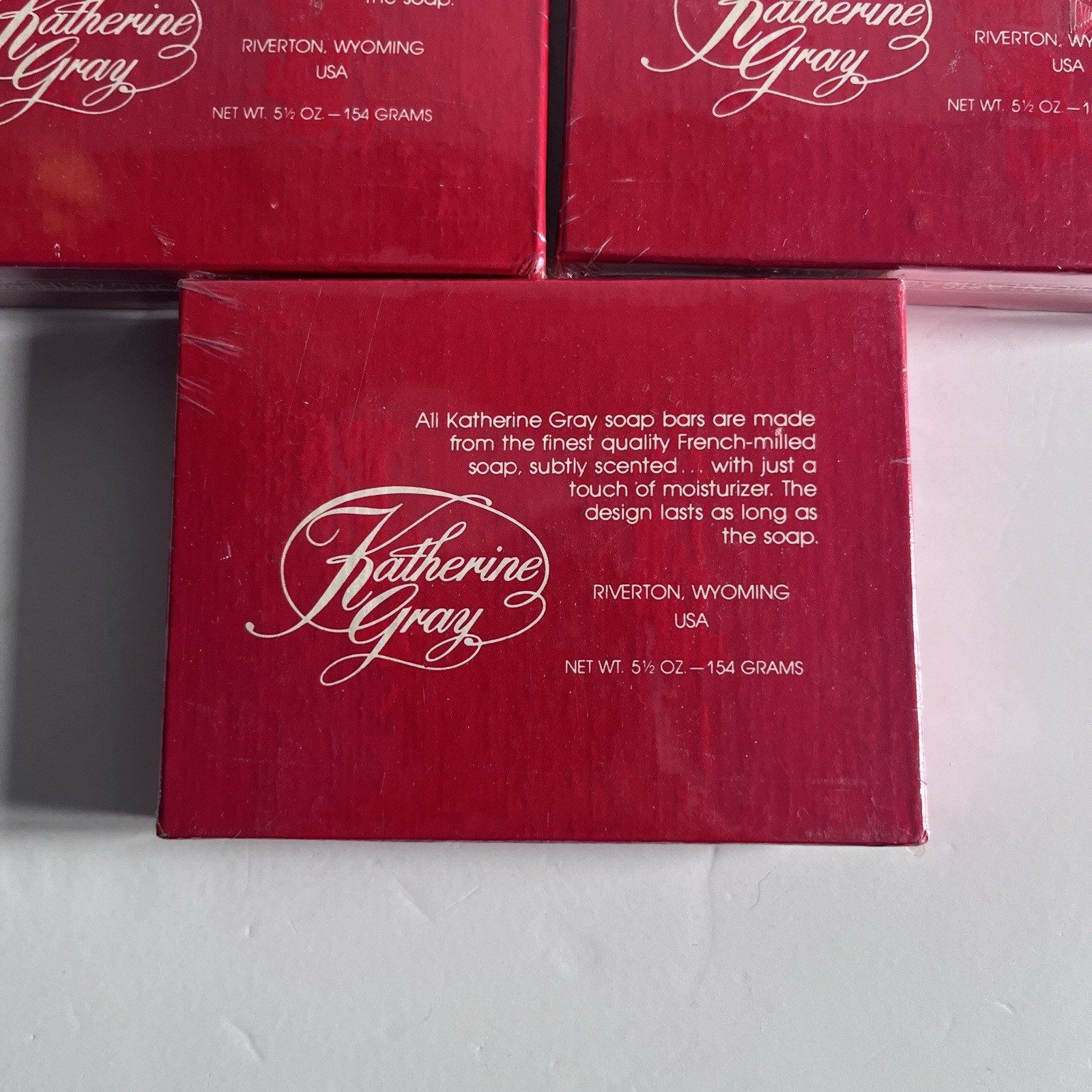 Vintage Katherine Gray Soap French Milled Soap Foxy Lady Lot Of 3