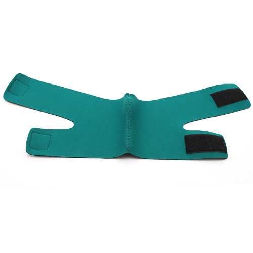 WRINKLE FREE CHEEK MASK V FACE LINE CHIN JAW SLIM LIFT UP WARM BELT DARK GREEN