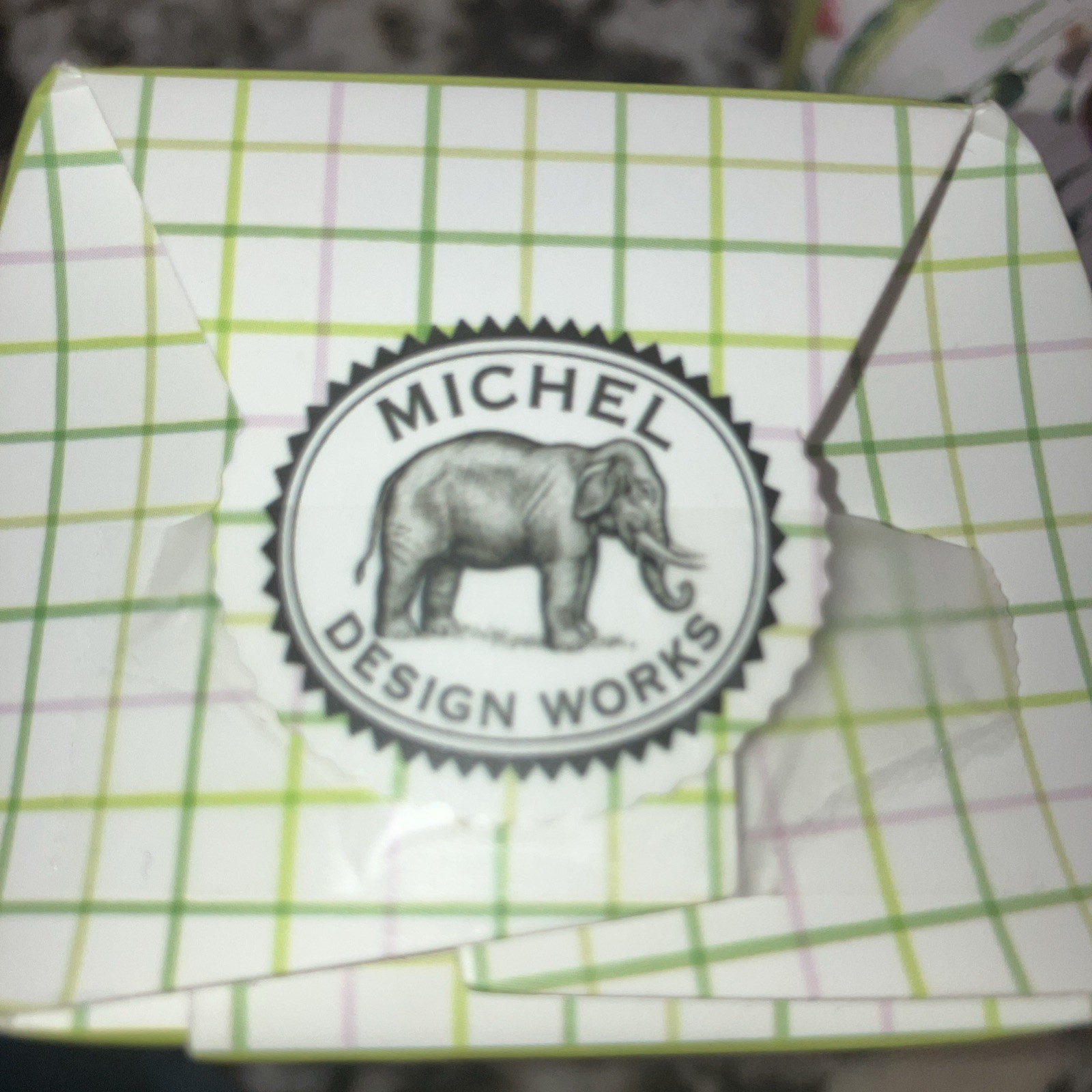 Michel Design Works Bunny Meadow Soap Set 2 Bars Cucumber Flower New England