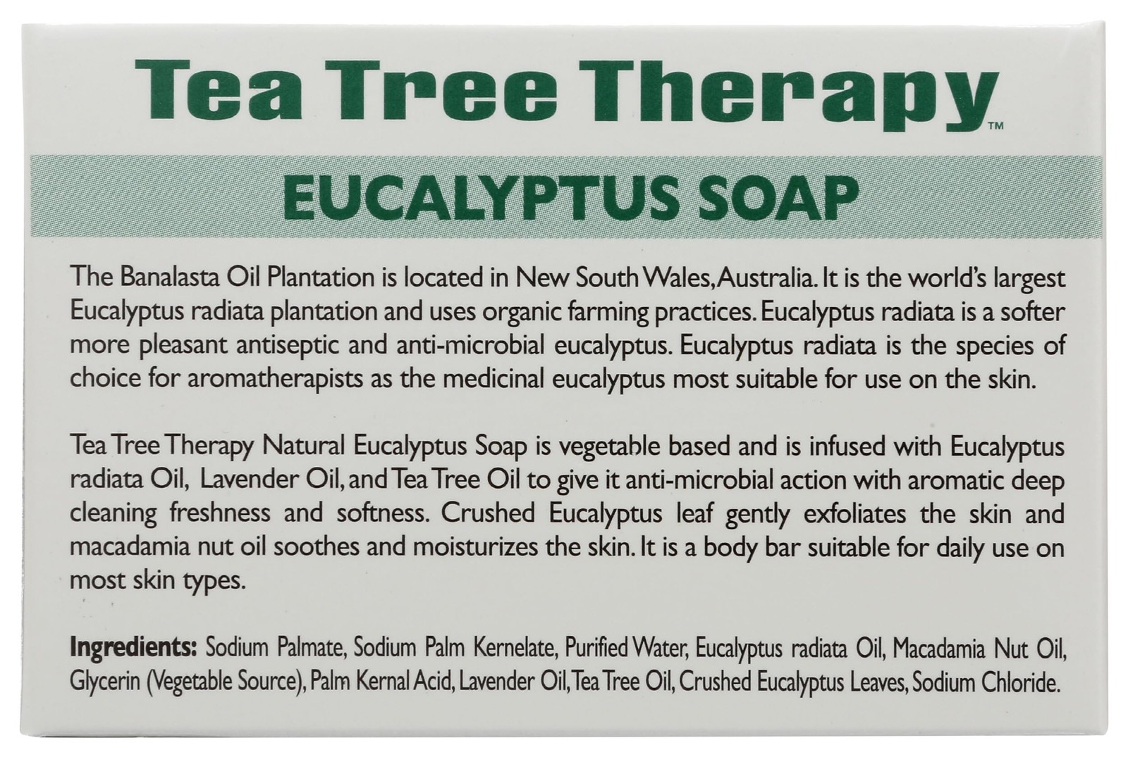 Eucalyptus Soap Vegetable Base, 3.5 Ounce