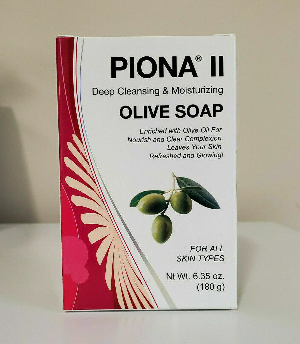 Piona II Deep Cleansing & Moisturizing Olive Soap 6.35oz / 180g