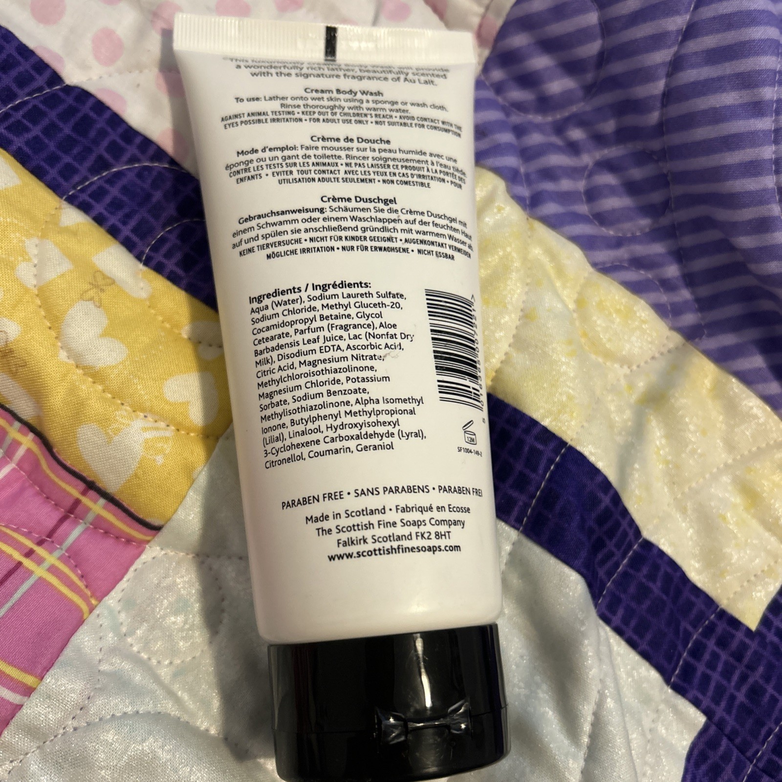 New Sealed Au Lait Cream Body Wash 7 OZ
