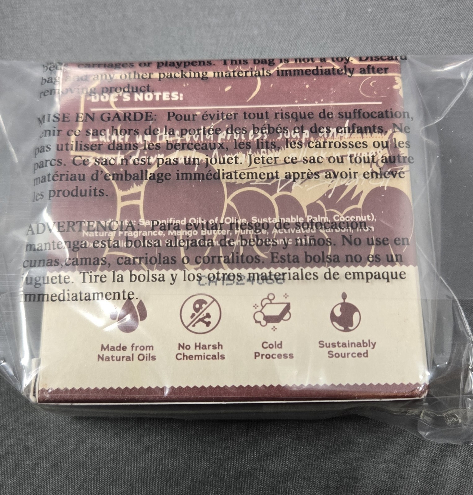 Dr. Squatch Mars Bar Bricc Volcanic Ash & Pumice Limited Edition Soap (Lot Of 4)