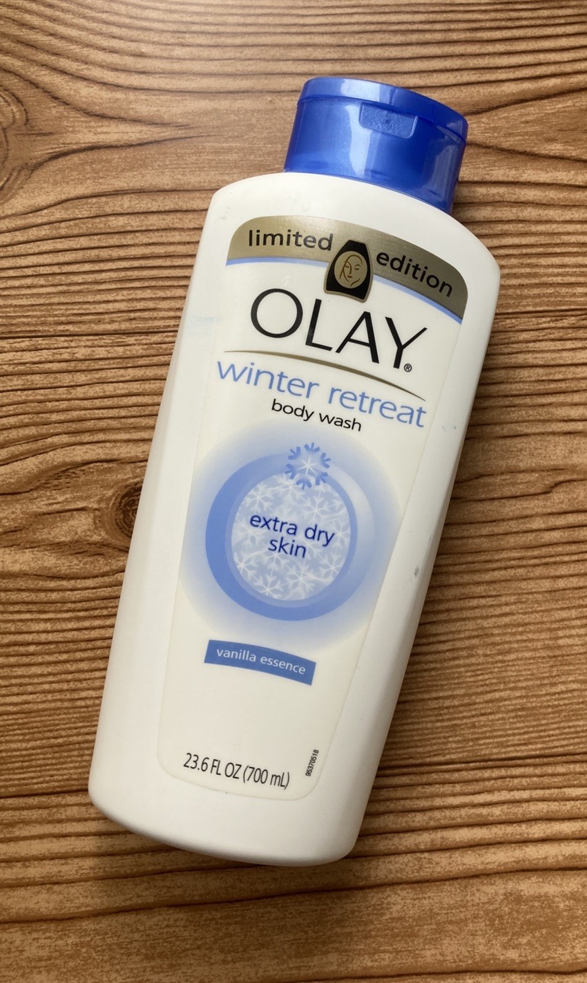 Olay Winter Retreat Body Wash 23.6 Fl Oz Extra Dry Skin Vanilla Essence Limited