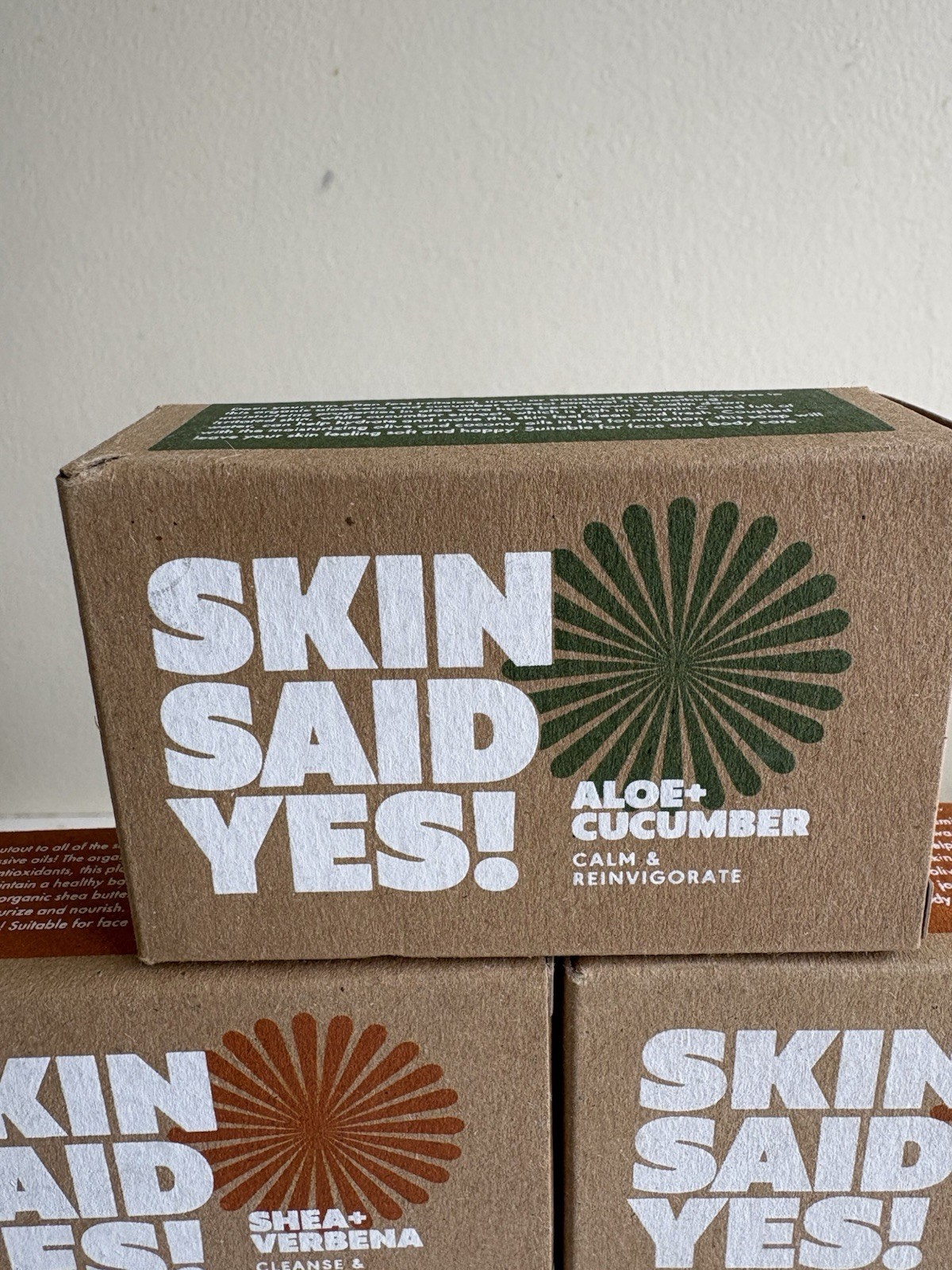 Skin Said Yes Pure Olive Oil Soap Bar 5 Pack | (Pack of 5), Green