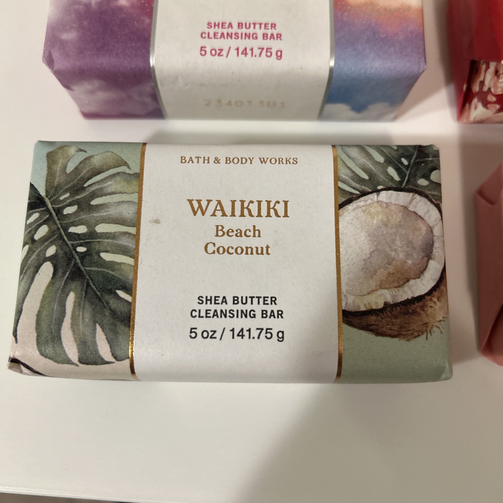 Bath and Body Works Lot Of 4 5 Oz Shea Butter Cleansing Bars 141.75g Each Sealed