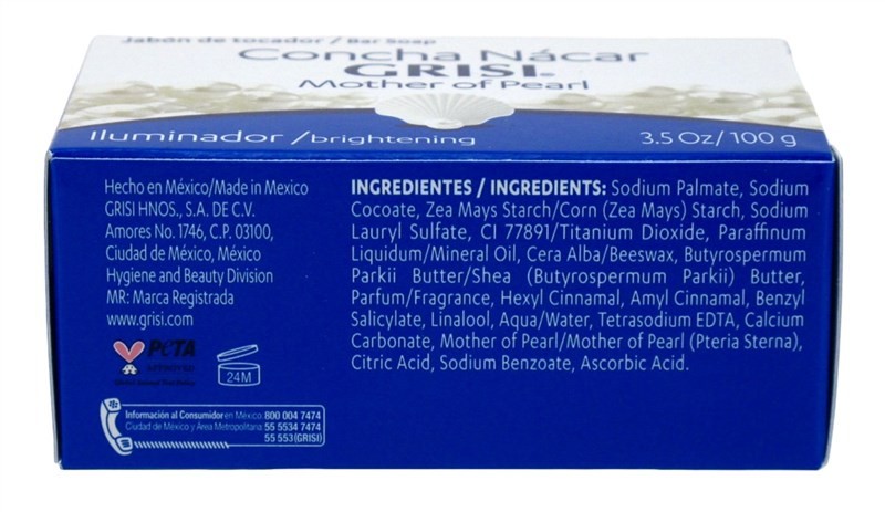 Grisi Bar Soap Mother Of Pearl Brightening 3.5 Ounce