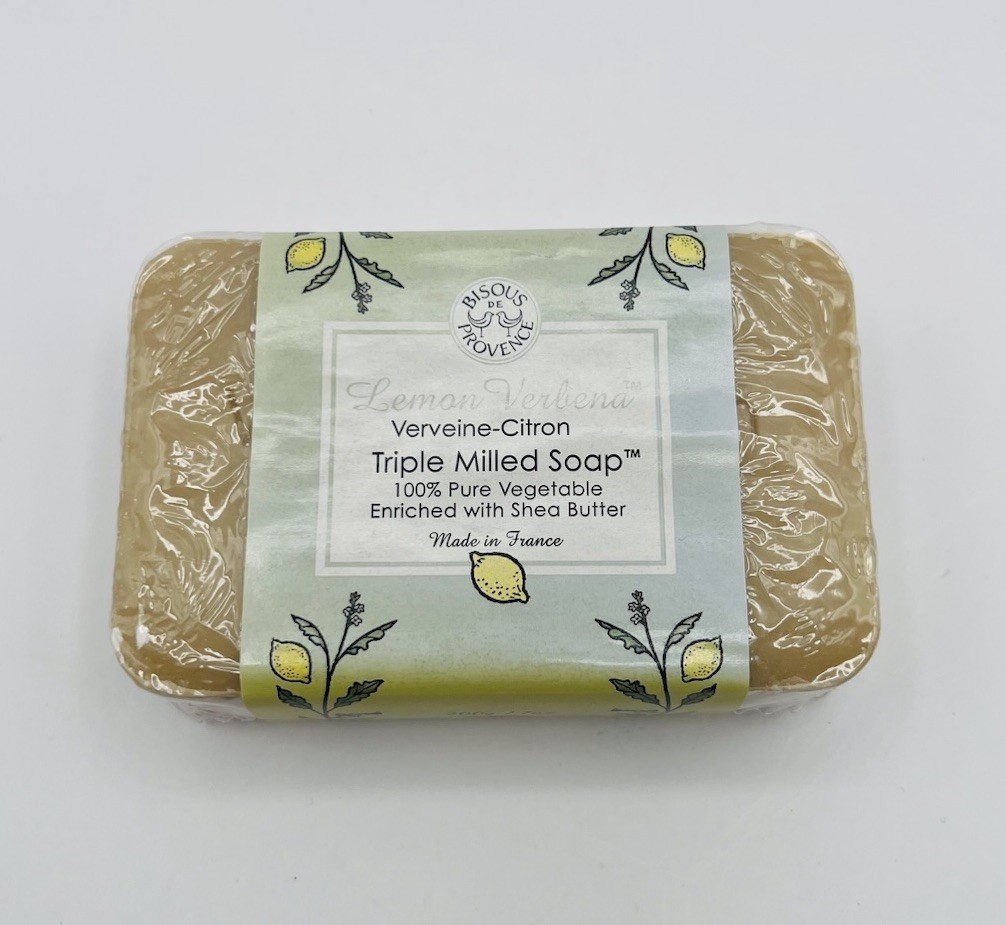 Trader Joe’s Bisous de Provence LEMON VERBENA Triple Milled Soap Shea Butter
