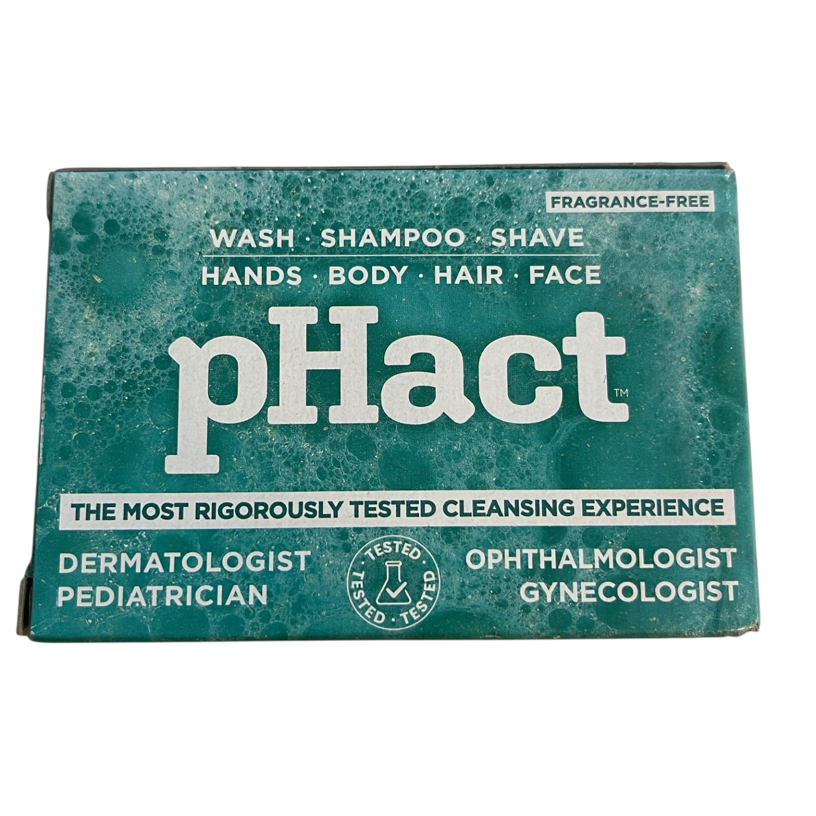 pHact Soap Free Moisturizing Cleansing Bar Lot Set Of 6 Andrew Lessman 4.25 oz