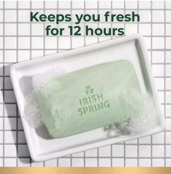 🆕️ IRISH SPRING ☘️(8-BARS) 3.2 Oz. (90g) Bars ●CLASSIC● Aloe Mist Bar Soap🫧.