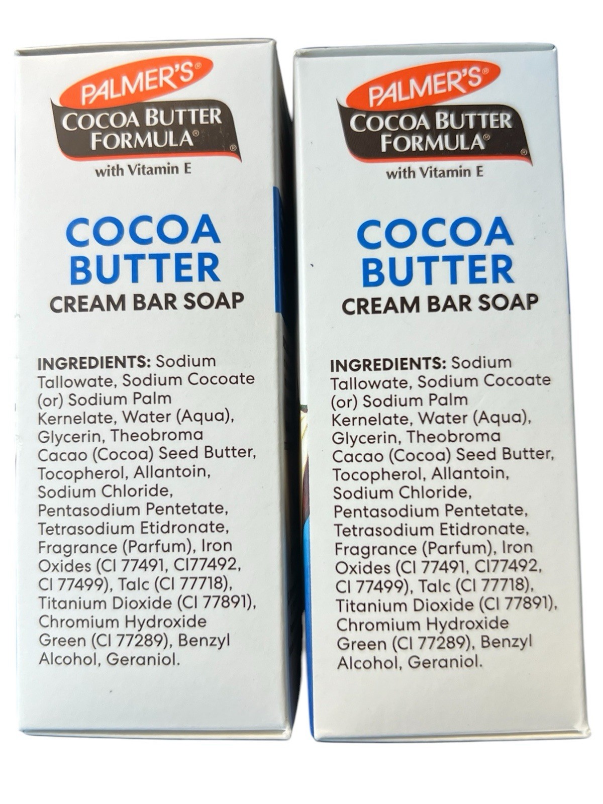 2x Palmer’s Cocoa Butter Formula Cream Bar Soap With Vitamins E 4.7 oz