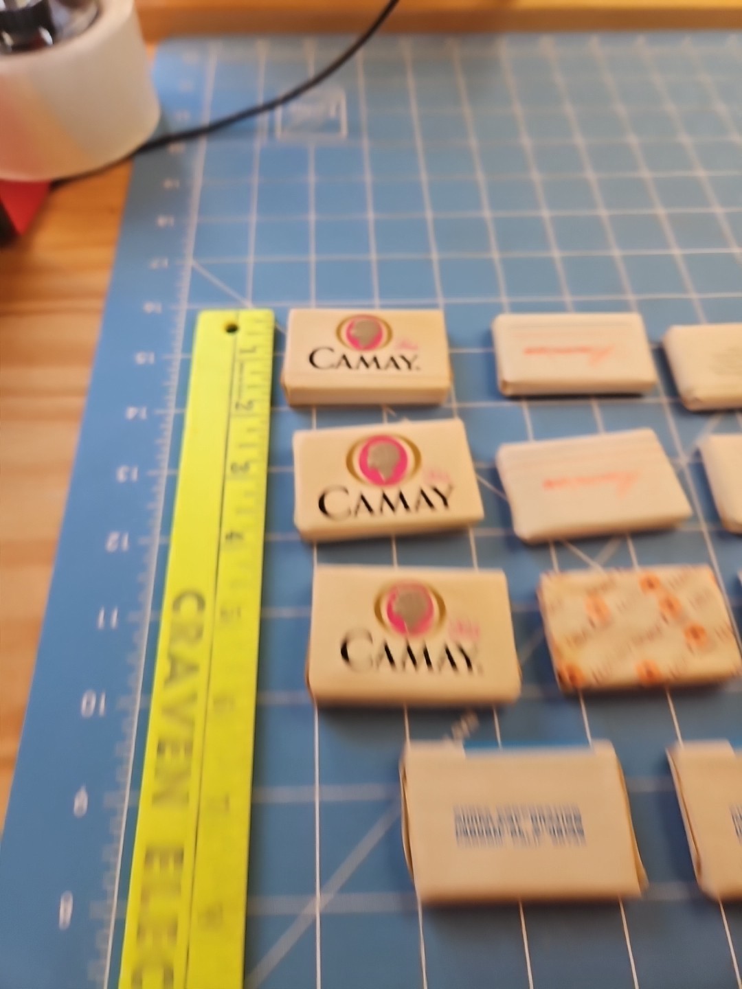 Pink Camay beauty soap bars new old stock Lot Of 11 vintage Purex American Mixed