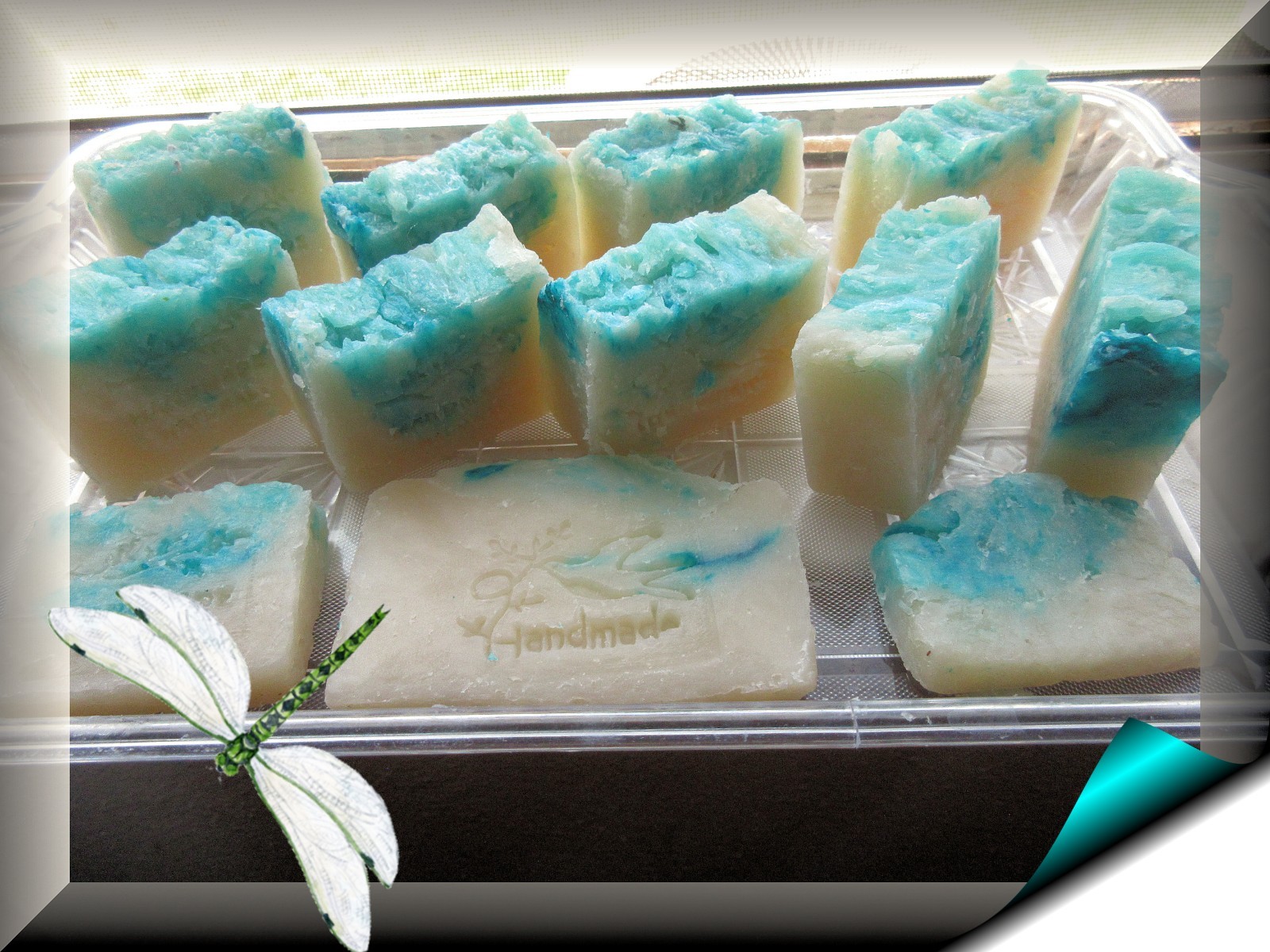 Handmade soap with Organic Shea butter aloe vera