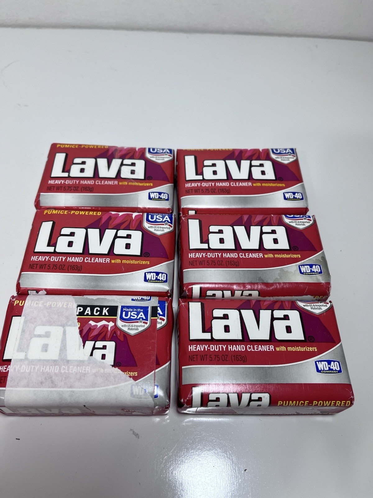 Lot of 6! Lava Soap Heavy-Duty Hand Cleaner pumice powered 5.75 oz NEW
