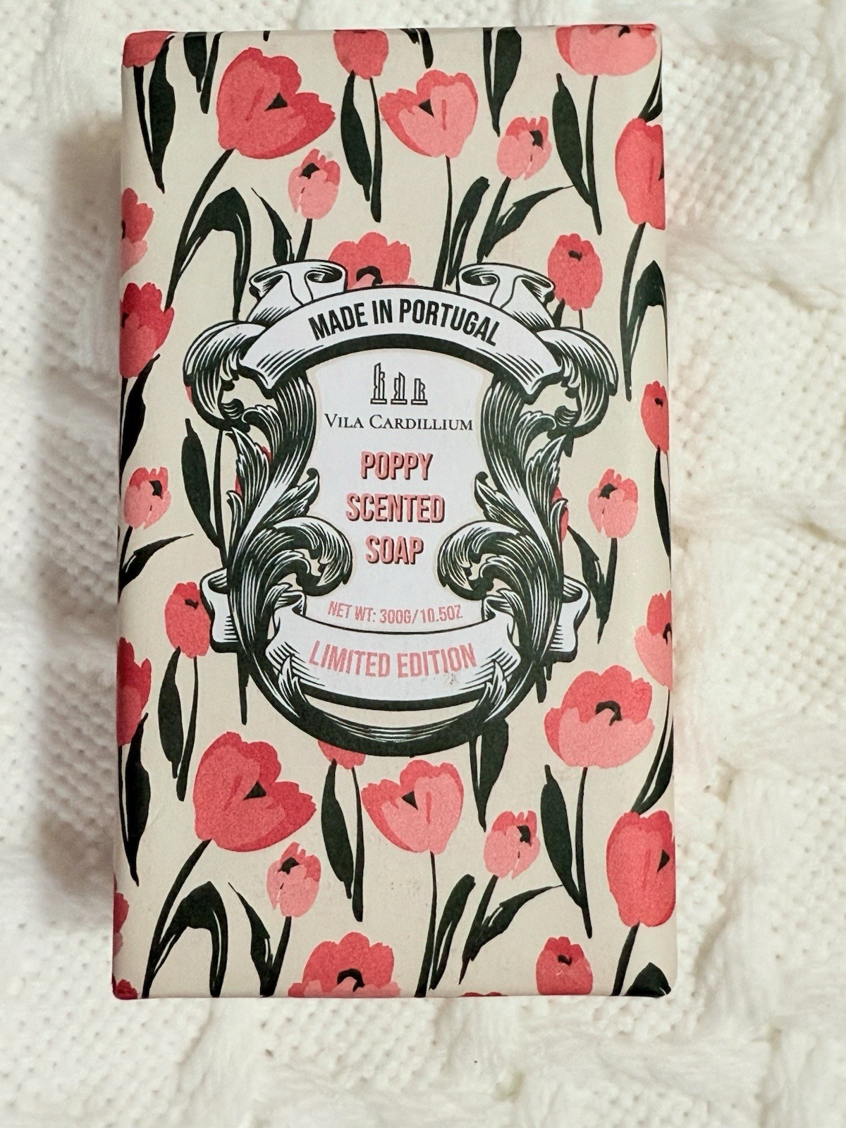 Vila Cardillium POPPY Scented Soap 300g/10.5oz LIMITED EDITION