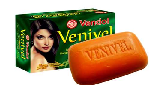 Herbal Ayurveda Beauty Soap Pure Natural Turmeric Venivel sandalwood Golden Skin