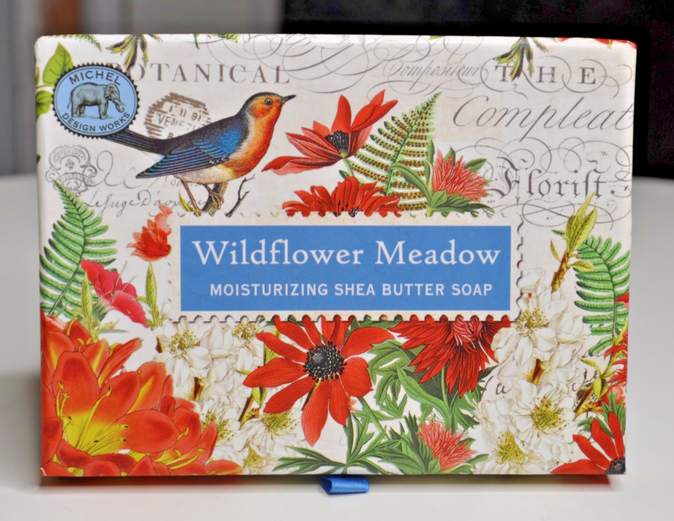 Michel Design Works Wildflower Meadow Shea Butter Soap Box Set Of 2 4.5oz bars