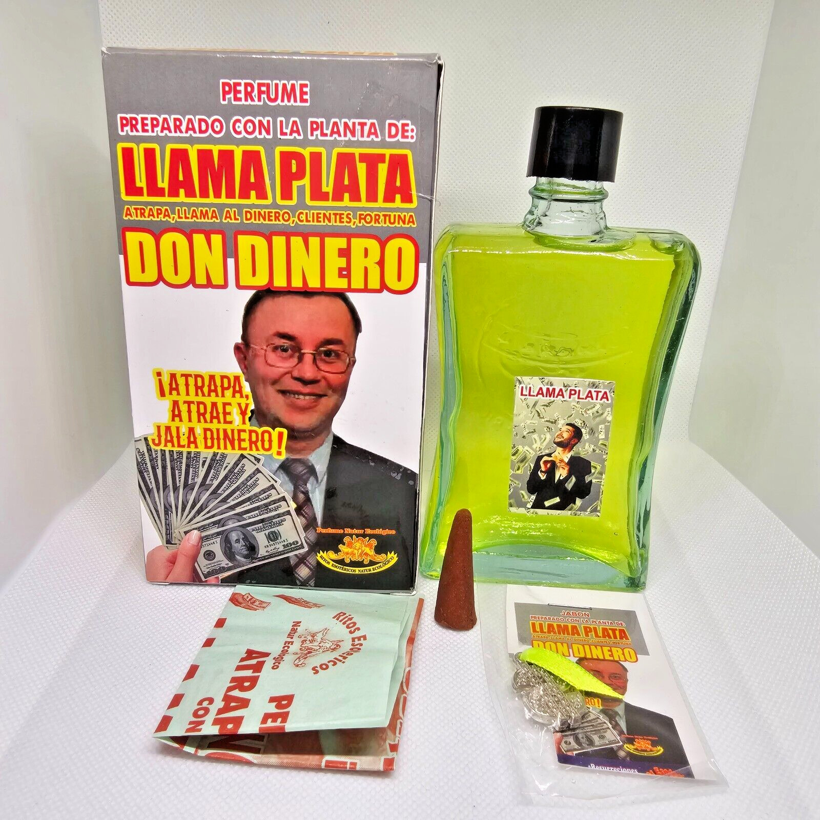PERFUME LLAMA CLIENTE ATRAE PLATA VENTAS ABUNDANCIA DINERO BUENA SUERTE 1PC