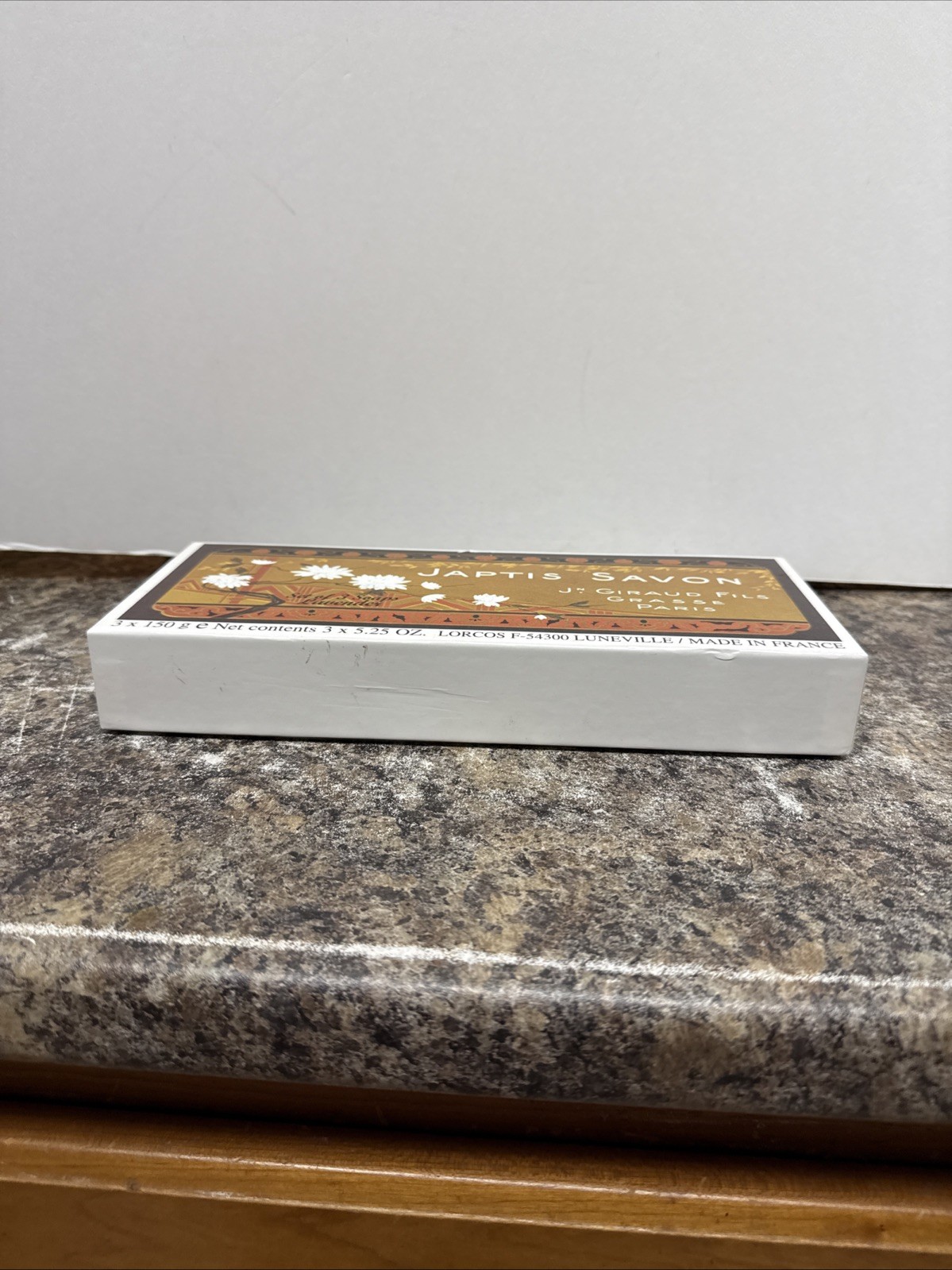 VTG JAPTIS SAVON 3x150GR ( 5.25OZ) LAVENDER SOAP PARIS FRANCE New Sealed