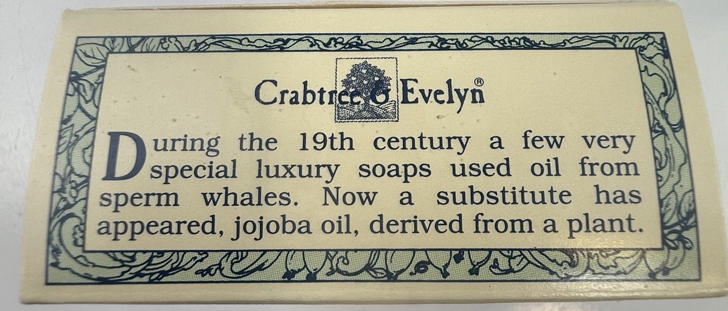 Vintage 1978 Crabtree & Evelyn London Sea Shell Soap with Jojoba Oil 3.5