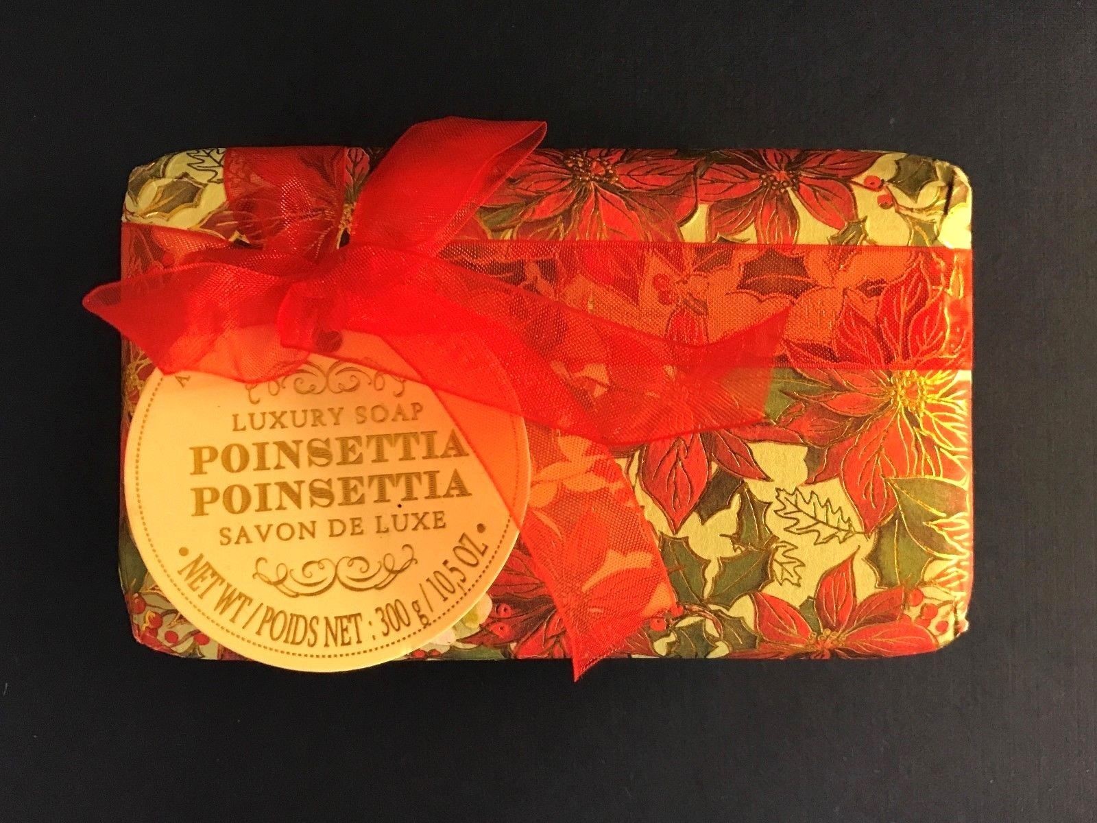 Asquith Somerset Portugal Poinsettia Luxury Soap Savon De Luxe 300G 10.5oz