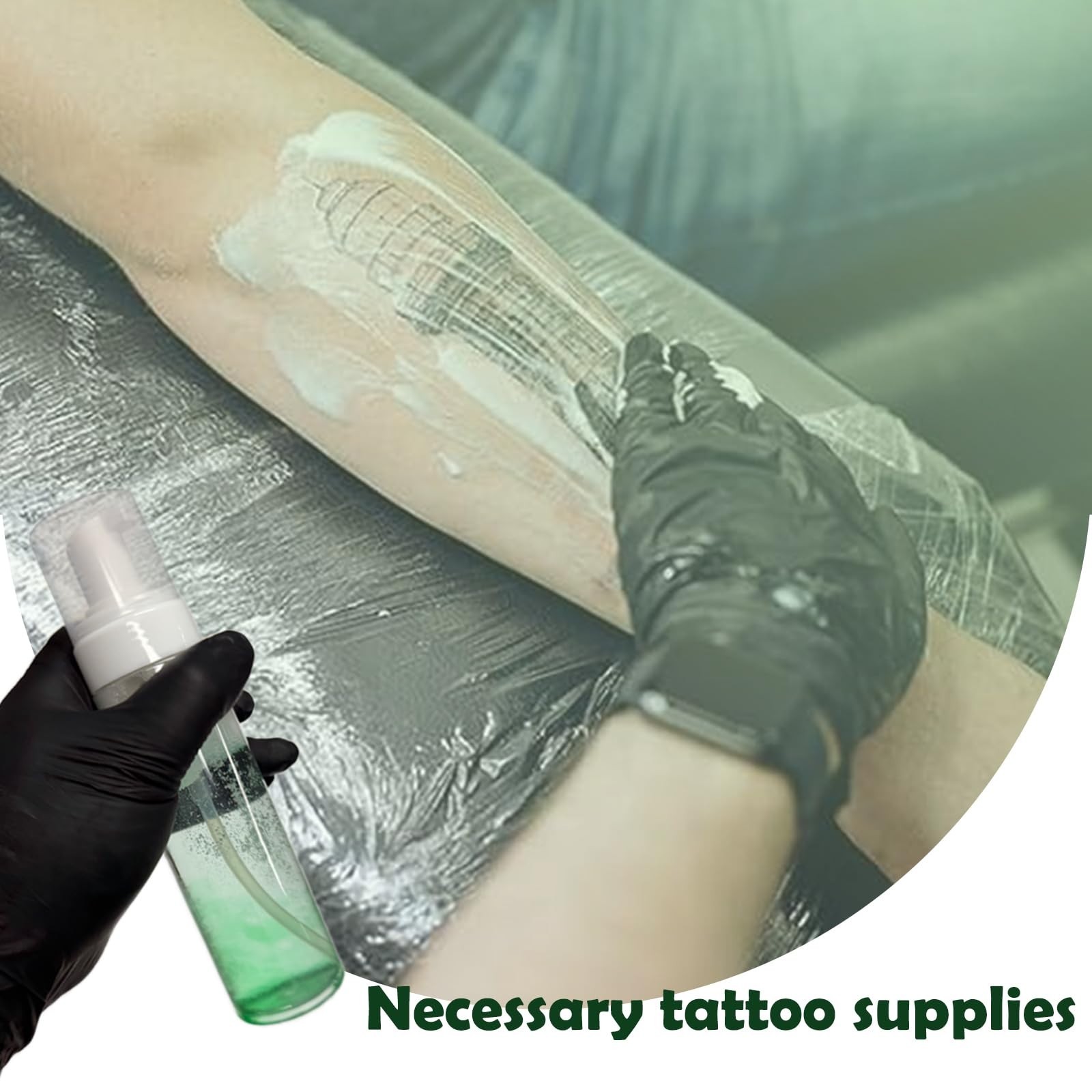 Ultra Concentrated Green Soap 16.9oz & 7oz Foam Bottle – Tattoo Supplies, Makes