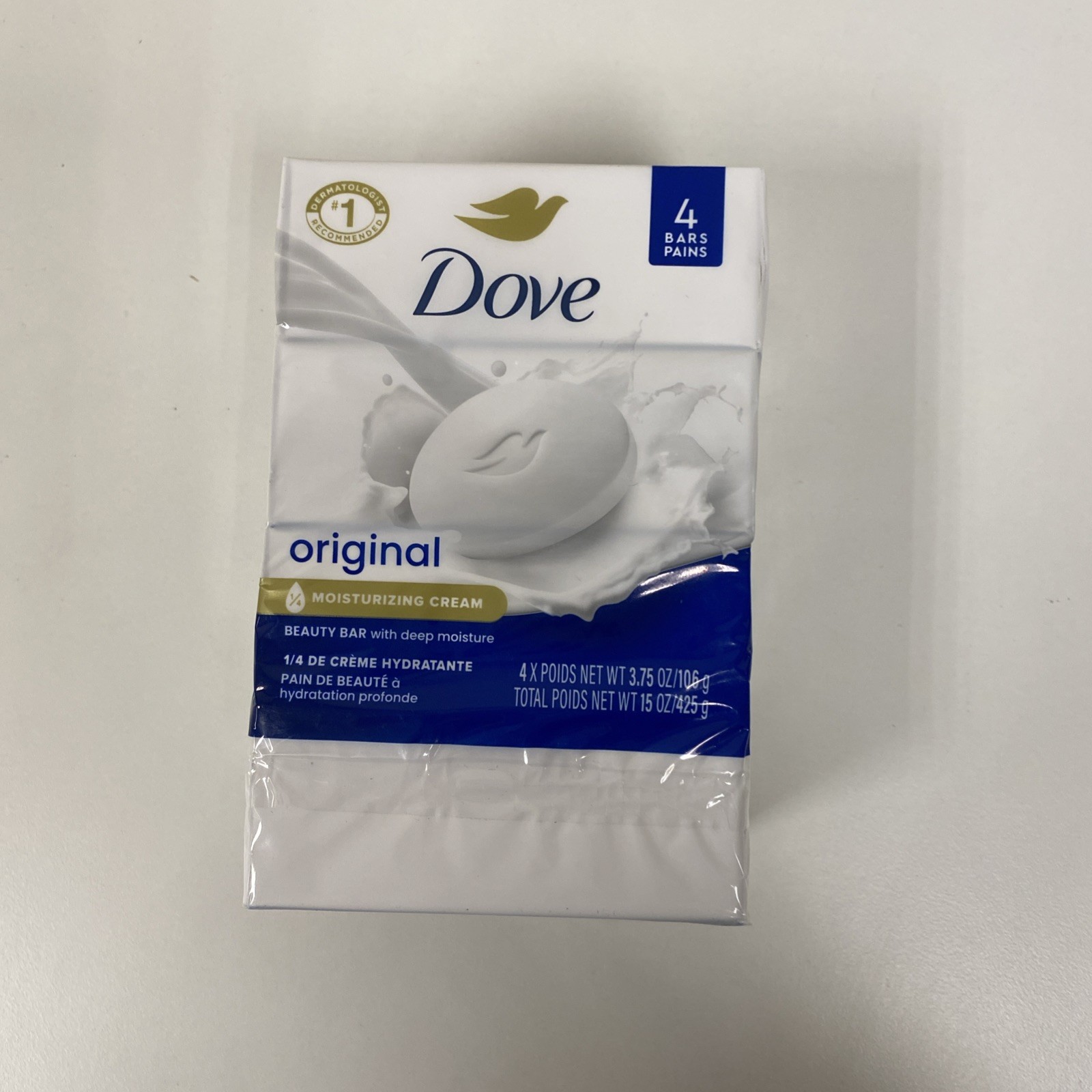 Dove Beauty Bar Gentle Skin Cleanser Moisturizing 4 Ct New Sealed