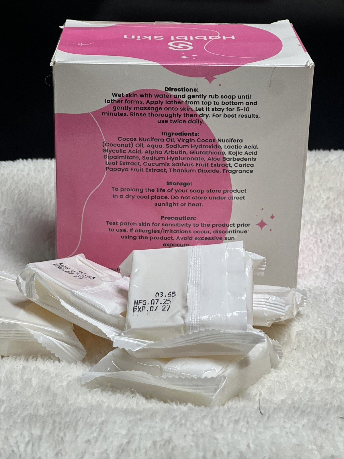 Habibi Milky Peeling Soap (4Bars) I am a verified and legitimate reseller