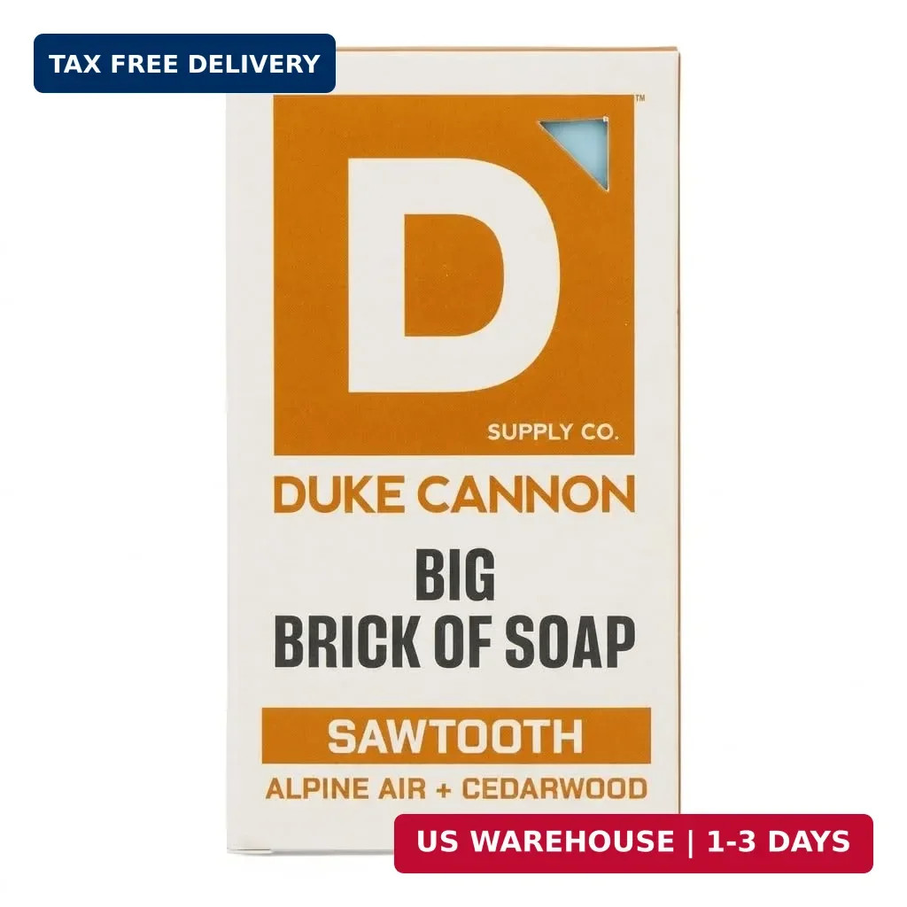 Duke Cannon Supply Co. Extra Large Bar Soap – Men’s Natural Bar Soap with Mascul