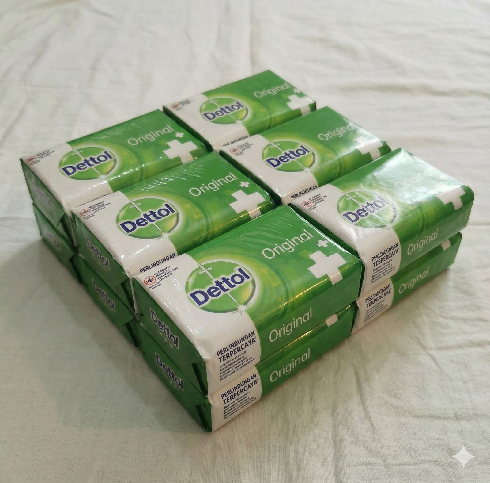 6x Dettol Original Antibacterial Soap, 3.5 Ounce/100G (Pack of 6) | USA Seller