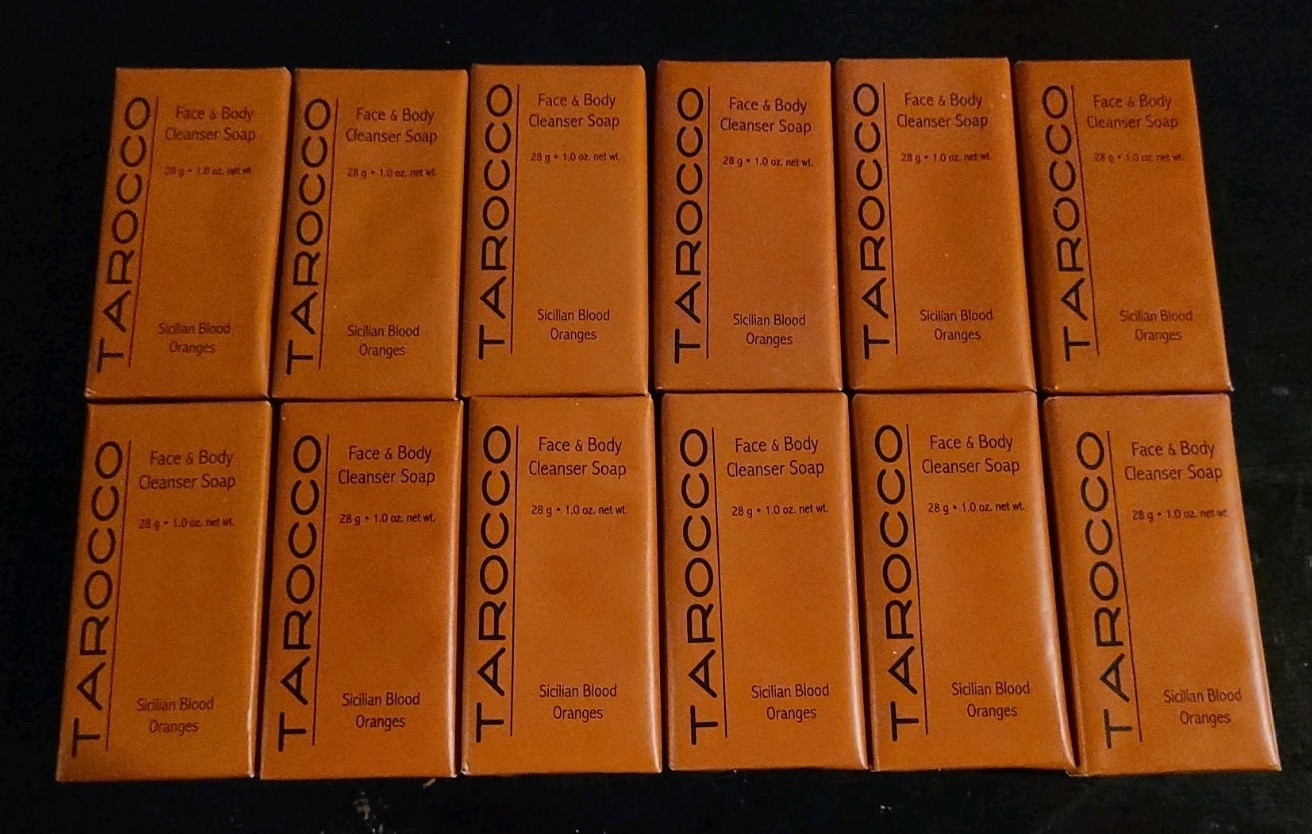 TAROCCO SICILIAN BLOOD ORANGE (SET OF 12) Face & Body Cleanser Soap Bars